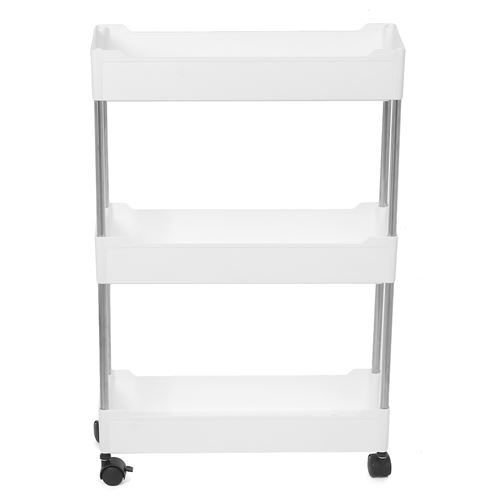 Étagère Insma de salle de bains de cuisine de stockage de chariot de 3 niveaux 40.5*12.5*68cm