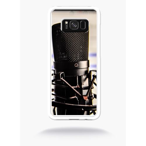 Coque Micro Compatible Samsung S8+ Bord Transparent