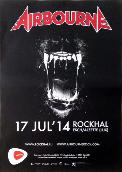 Airbourne - 60x80 cm - AFFICHE / POSTER