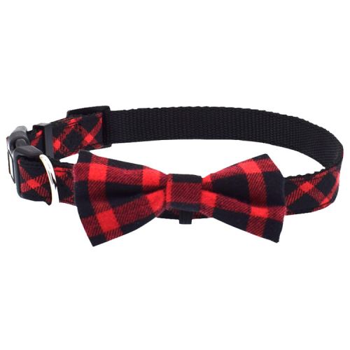 Meilleurs prix pour Collier avec noeud papillonpour chien - Rouge (Taille: S)