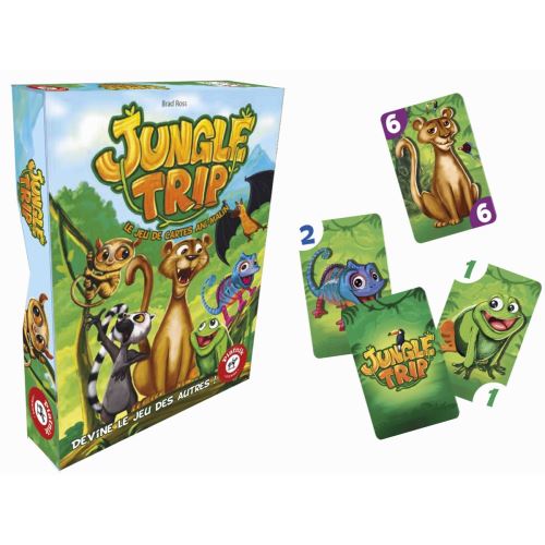 Jeu cartes JUNGLE TRIP PIATNIK Multicolore