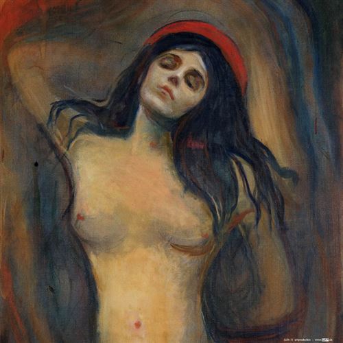 Edvard Munch Poster Reproduction - Madonna, 1894-1895 (40x40 cm)