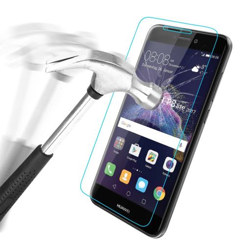 CABLING® Verre Trempé Huawei P8 lite 2017, Protection d'écran en Verre Trempé Ultra Résistant Dureté 9H Écran de Protection pour Huawei P8 lite 2017