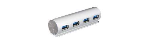 Exsys ex-1134 usb 3.0 (3.1 gen 1) type-c 5000mbit s argent hub & concentrateur - hubs & concentrateurs (usb 3.0 (3.1 gen 1) type