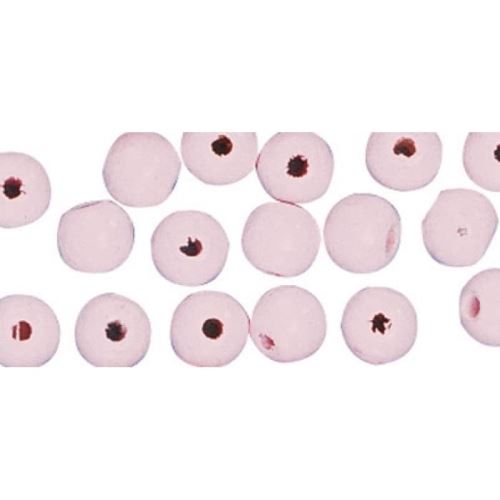 Perle en bois rose ronde Ø 12 mm 32 pièces - rayher