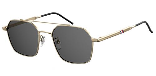 Tommy Hilfiger lunettes de soleil TH1676/S J5G/IR hommes or mat