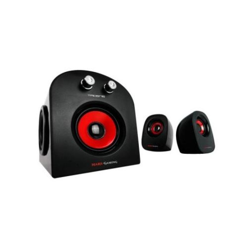 MARS GAMING MS2 - Luidsprekersysteem - voor PC - 2.1-kanaal - 20 Watt (Totaal)