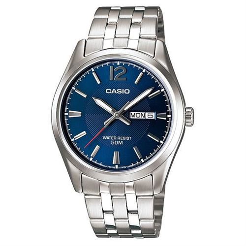Montre - Casio - Mtp1335D-2Av - Quartz - Acier - Étanchéité 3 Atm
