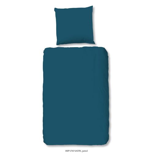 HIP Housse de couette Uni 135x200 cm Bleu pétrole