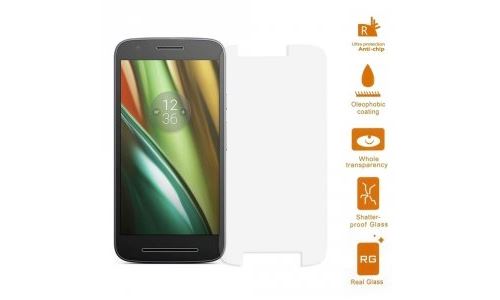 film protecteur d'écran en verre trempé pour Motorola Moto-E3