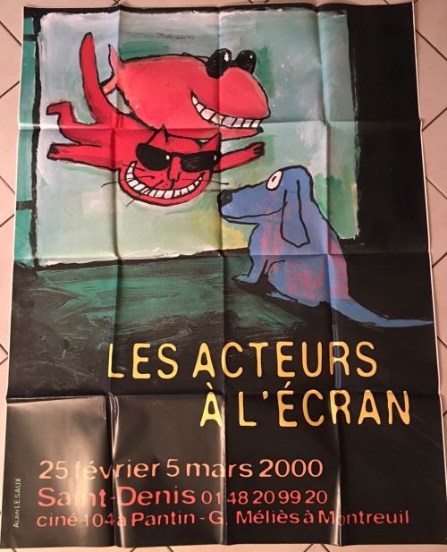 Les Acteurs à l'écran AFFICHE CINEMA ORIGINALE