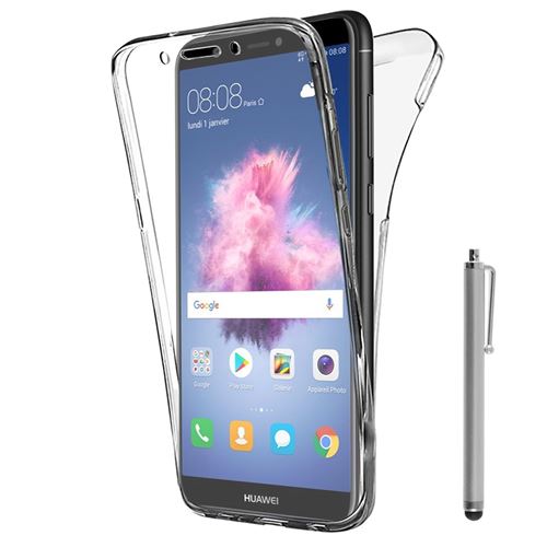 Coque Gel 360 Avant + Arrière Pour Huawei P Smart 2018 - Protection Intégrale Transparente