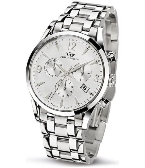 Philip Watch Montre Homme R8273908145 ChronographeArgent