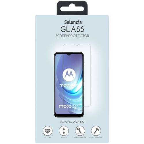 Verre Trempé pour Motorola Moto G50 Selencia Transparent