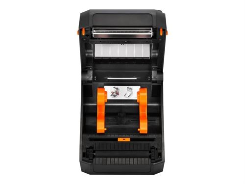 BIXOLON XD3-40d - Imprimante d'étiquettes - thermique direct - Rouleau (11,8 cm) - 203 dpi - jusqu'à 127 mm/sec - USB, LAN - éplucheur - noir