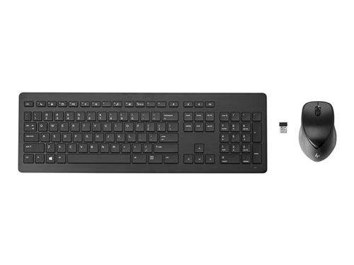 Hp Wireless Rechargeable 950Mk - Ensemble Clavier Et Souris - Sans Fil - 2.4 Ghz - Français - Pour Elite Mobile Thin Client Mt645 G7; Elitebook 830 G6; Pro Mobile Thin Client Mt440 G3