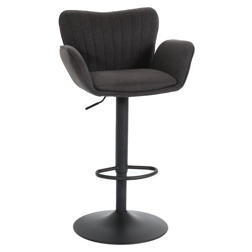 Mendler - Tabouret de bar HWC-M67 - Gris foncé - Image 3