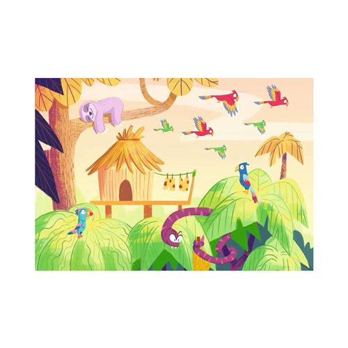 Puzzle 2x24 pièces Ravensburger - Expédition dans la jungle