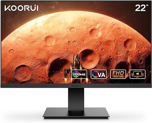 Écran PC Koorui 27N1 27 FHD 75Hz Flicker-Free HDMI VGA Noir - Ecrans PC -  Achat & prix