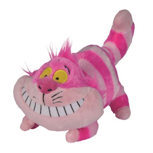 Peluche Disney - Alice au pays des merveilles - Cheshire couché sur un sac