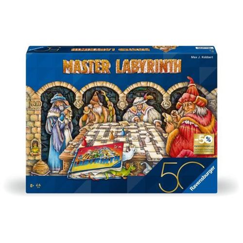 Labyrinthe Master, Jeux De Société, Jeu De Réflexion Famille, 2 A 4 Joueurs Des 8 Ans, 22792, Edition 50 Ans, Ravensburger
