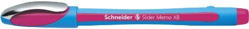 Schneider Lot De 10 Stylos &Agrave; Bille Slider Memo Mine Xb Avec Capuchon (Rose)