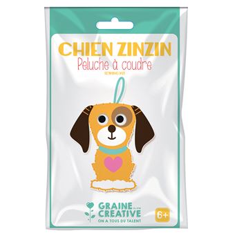 Kit Graine Créative peluche a coudre chien