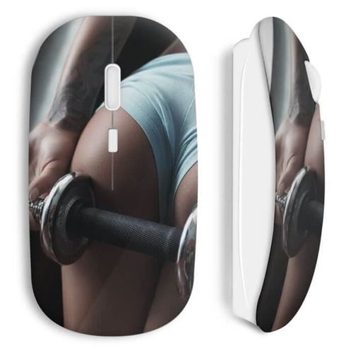 MANIACASE Souris Sans Fil Sexy Girl Fitness Gym 