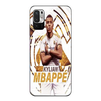 Coque Silicone Pour Xiaomi Redmi 13C 5G - Design Mbappé Madrid Star - Protection Anti-choc - Noir - Fabrication Française