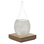 Baromètre à Cristaux "Verre Tempête" 17cm Transparent