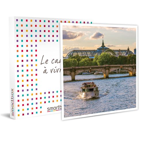 SMARTBOX - Croisière guidée d’1h en vedette sur la Seine pour 2 adultes et 1 enfant - Coffret Cadeau Sport & Aventure