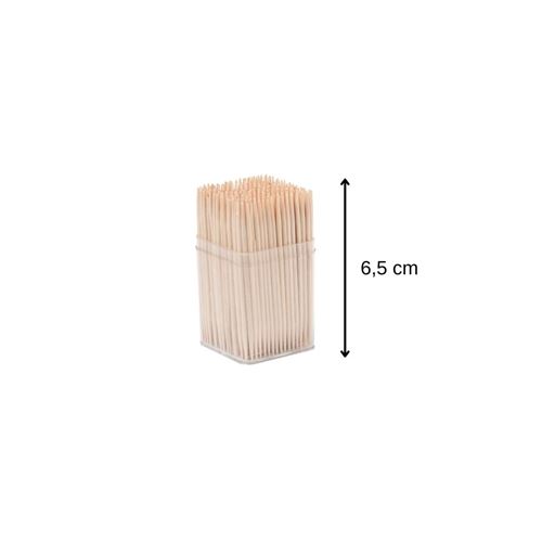 Acheter Lot de 300 cure-dents en bois dans une boîte avec couvercle  Fackelmann Wood Edition ref. 57649