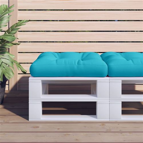 Vidaxl Palletkussen 60X61,5X10 Cm Oxford Stof Turquoise360899 - Image 3