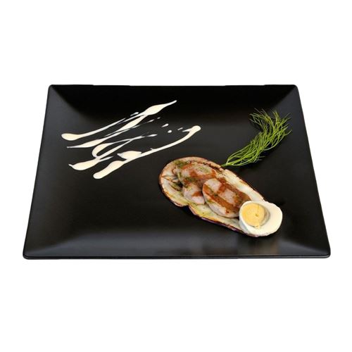 Lot de 12 assiettes carrés LAURA , assiette plates pour service de table en porcelaine noir - Longueur 18 x largeur 18 x Hauteur 1,7 cm - Vaisselle - Achat & prix Lot de 12 assiettes carrés LAURA , assiette plates pour service de table en porcelaine noir - Longueur 18 x largeur 18 x Hauteur 1,7 cm - Vaisselle - Achat & prix