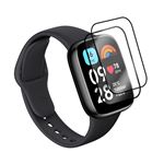 Coque De Protection Holilo Pour Xiaomi Redmi Watch 5 Active - Lot De 2 (Transparent + Noir) - Anti-Chocs Et Rayures