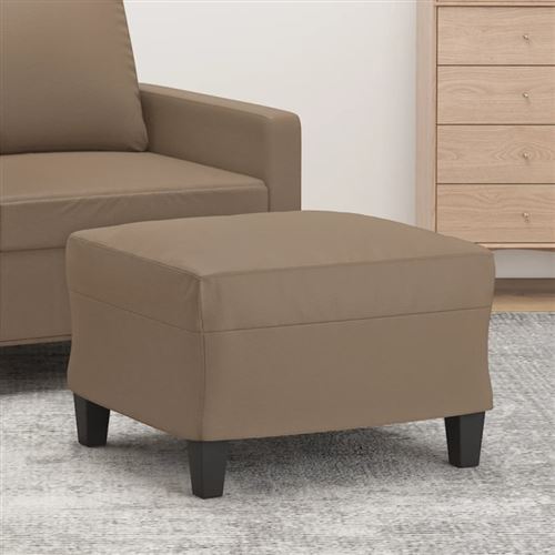 vidaXL Repose-pied Cappuccino 60x50x41 cm Similicuir349340