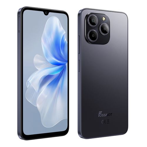 Fossibot S2 Téléphone Portable 6.72, 5000mAh, 20(8+12)Go+256Go, 50MP+16MP,Empreinte digitale/NFC,Dual SIM 5G smartphone-201g-Noir