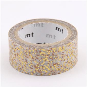 Ruban MT Masking Tape 7m X 15mm Uni Brillant Argenté