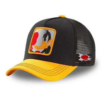 Casquette de baseball taille réglable casquette Mesh homme femme Daffy Dunk noir jaune - 1