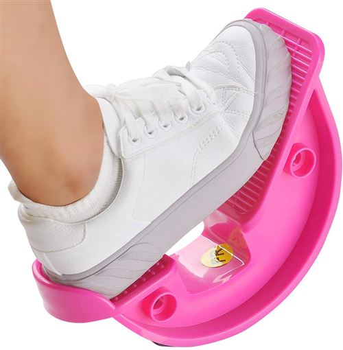 Brancard et Bascule de Mollet FONGWAN pour S'étend Muscle Tendu, Tendinite d'Achille - rose