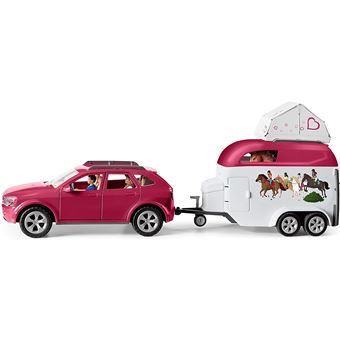 Set Schleich Grand Voyage équestre 42535 - Voiture Et Remorque à Chevaux - Neuf