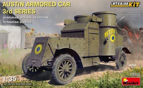 Austin Armored Car 3rd Series:ukraine,polish,georgian,romanian Servic.inter Kit - 1:35e - Miniart
