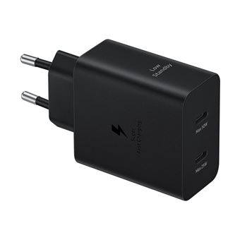 Samsung EP-T5020 - Adaptateur secteur - 50 Watt - 3 A - SFC 2.0, PD 3.0 (24 pin USB-C) - sur le câble : USB-C - noir