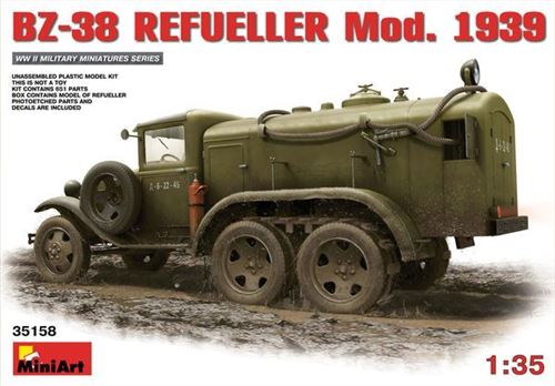 MiniArt BZ-38 Refueller Mod.1939 Rkka Gaz-Aaa Hiver 1:3 5 Modèle-kit Kit Neuf - Image 3