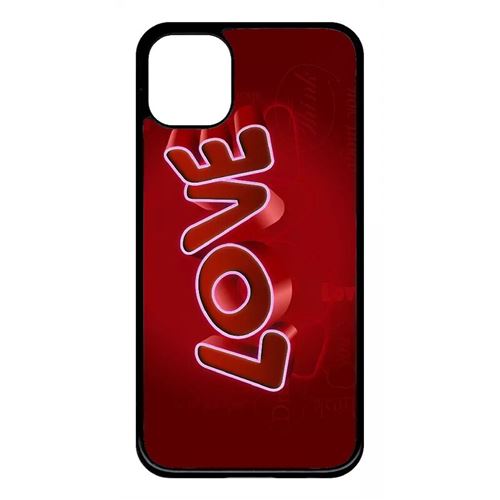 Coque My-Kase pour iPhone 11 - motif love 3d - Plastique Noir
