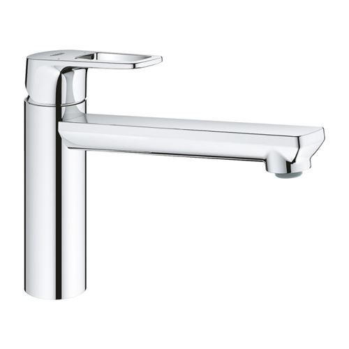 Non Communiqué Chrome Grohe Mitigeur Cuisine Bauloop Pivotant Bec Bas