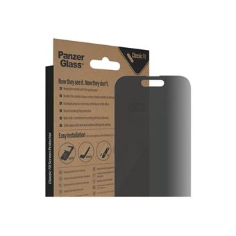 Protection d'écran en verre trempé confidentiel TigerGlass pour iPhone 14  Pro Max Transparent Noir - Fnac.ch - Protection d'écran pour smartphone