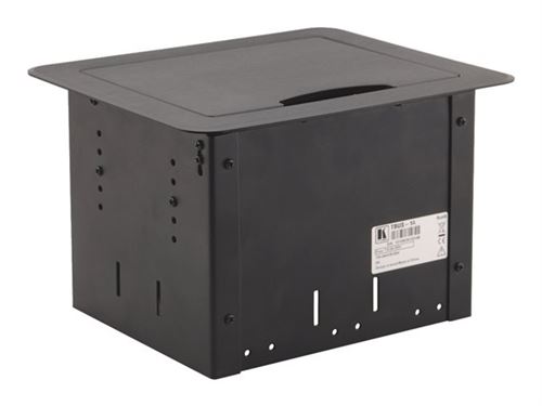 Kramer TBUS-1Axl - Boîtier pour montage encastré - montable sur bureau - aluminium anodisé noir