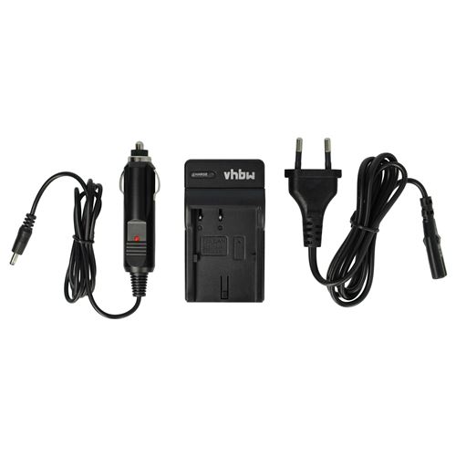 vhbw Chargeur de batterie compatible avec Canon FV-100, FV200, FV30, FV300, FV300 Kit, FV40, FV40 Kit, FVM, FVM1 caméra, DSLR, action-cam