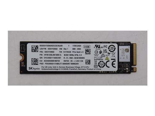 SK Hynix SSD 512 Go Chiffré PCIe 4.0